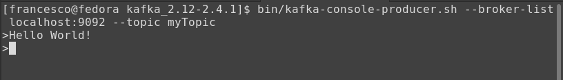 Single Node–Single Broker Cluster