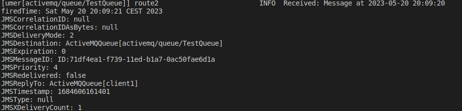 artemis mq camel jms integration tutorial